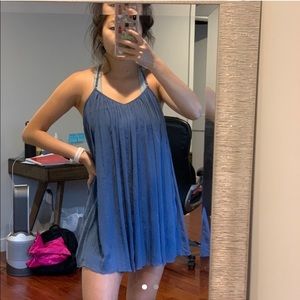 Abercrombie blue shift minidress